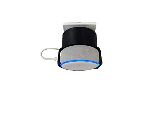 Suporte Splin para Echo Dot modelo all-in-one de Tomada (preto)