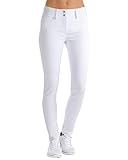  CLINIC DRESS Hose 5-Pocket-Hose Damen leicht vertiefter Bund 60 Grad Wäsche weiß 44