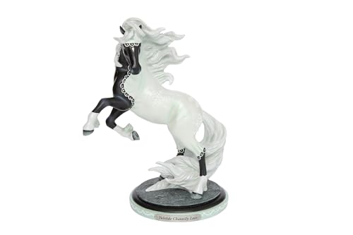 Enesco The Trail of Painted Ponies Christmas Yuletide Chantilly Lace Figurine, 5.6 Inch, Multicolor