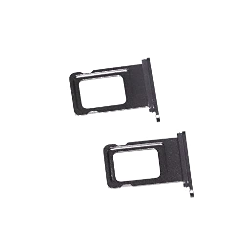 [2 Pack] Sim Card Tray Holder Slot Replacement Compatible For Iphone 11 - Sim Pin Black #TOP1