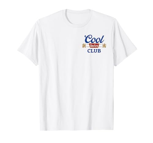 Cool Uncles Club Best Uncle Ever Funny Pocket Fathers Day T-Shirt