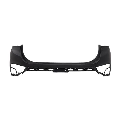 Image of Compatible with Hyundai Santa Fe 2019-2020 Rear Bumper Cover | Primed, Ready to Paint, OEM 86611S2000, HY1114105