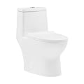 Swiss Madison Well Made Forever SM-1T127, Ivy One Piece Toilet, 10" Rough-in , White