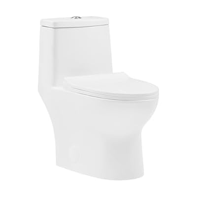Swiss Madison Well Made Forever SM-1T127, Ivy One Piece Toilet, 10" Rough-in , White