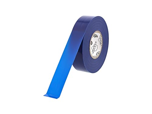 SECURE CABLETIES Blue Electrical Tape 3/4 Inch x 66 Feet (5 Pack)