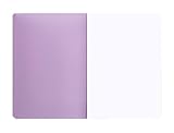 Liderpapel Notizbuch 360 mit Kunststoffdeckel, A5, 48 Blatt, 90 g/m², glatt, ohne Rand, Pastellfarben