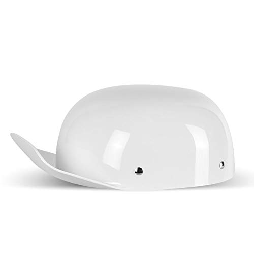 Casco de motocicleta media cara DOT aprobado, unisex adulto ligero cara abierta motocicleta hombres y mujeres sombreros para motocicleta Cruiser Chopper ciclomotor conducción ATV