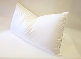 Dream Solutions USA 50/50 White Goose Down/White Goose Feather Down Pillow - Medium Support Pillow,