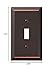 Amerelle 163TDB Century Wallplate, 1 Toggle, Aged Bronze