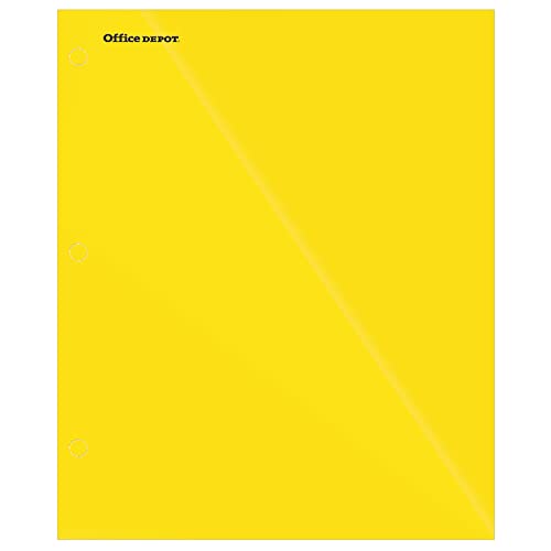 Office Depot® Brand Laminated Paper Port, 9" X 11", 100-Sheet Capacity, Assorted Colors #TOP6