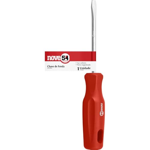 Nove54, Chave De Fenda 3/16" X 5", Aço Carbono.