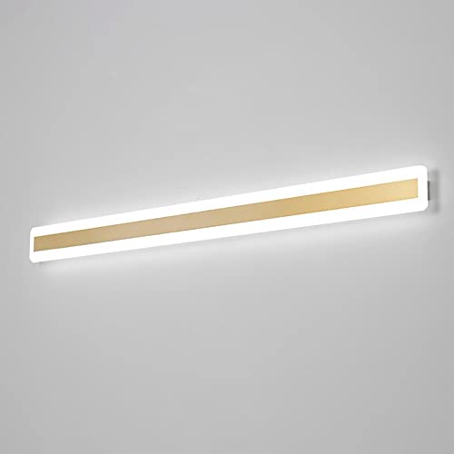 Aplique de pared LED moderno blanco esmerilado rectangular de aluminio IP65 6000K 2