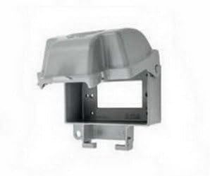 Hubbell Wiring WP26EHHeavy-Duty 1-Gang While-in-Use Cover 5.100 Inch Width x 4.700 Inch Height Device/Horizontal Mount Aluminum Gray