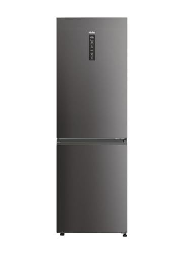 Haier HDPW3618DNPD - Frigorifero combinato no frost, 352 litri, Libera Installazione, Inox, Classe energetica D
