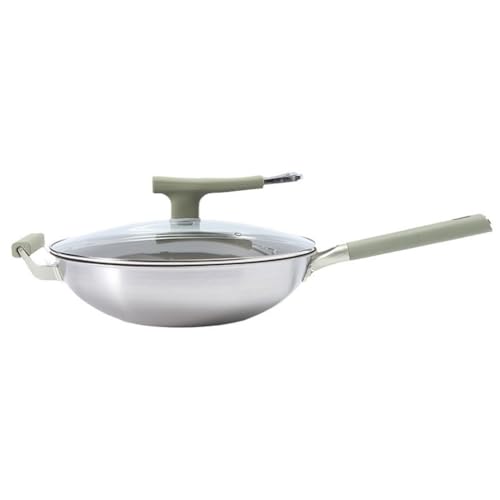Wok redondo sin recubrimiento para salteado