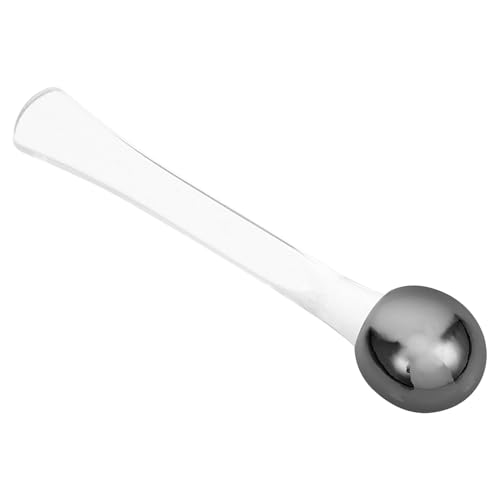 LOORGVEL Spatola Mini per Crema Viso e Eye Cucchiaio Trucco in Materiale Resistente e Sicuro Applicatore Cosmetico Leggero e Pratico per Crema Lozione e Maschera per Viaggi e Uso