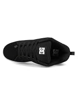 DC Women's Court Graffik Casual Skate Shoe,Black/White Stencil,9 — image 5