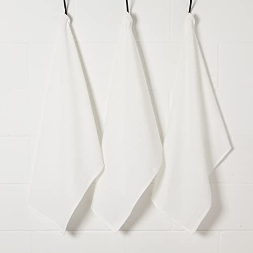 Image of Now Designs Bakers Floursacks, Set of Three, Unbleached White, Set of Three