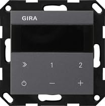 Gira 232028 Unterputz-Radio IP, Internetradio, Anthrazit