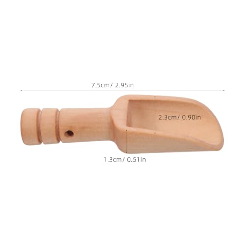 Cucharas de madera para frascos mini de cocina y servir especias 3