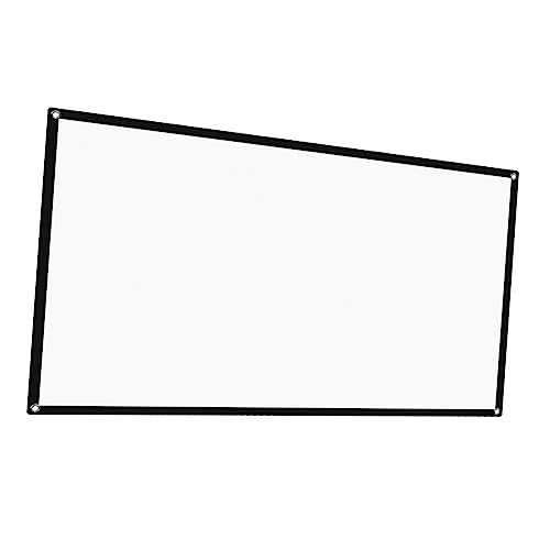 Angoily 2pcs Portable Projector Screen for Theater Easy to up Manual Projector Screen for Home Cinema and Outdoor Movie Viewing