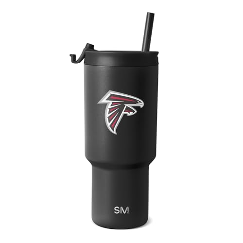 Image of Simple Modern Officially Licensed NFL 30oz Tumbler with Flip Lid and Straws | Football Insulated Stainless Steel Cup | Gifts for Men Women | Trek Collection