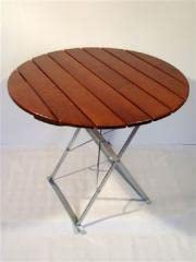 Kunibert Biergartengarnitur Terrassengarnitur Gartengarnitur Modell Brauerei rund 1 A Brauereiqualität 1 Tisch rund 90cm + 4 Stühle