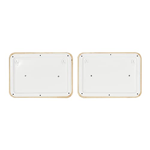 Décoration murale Deco 79 design géométrique noir lot de 2 - 8
