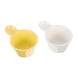 Photo Gallery amosfun piatto in ceramica con manico rotondo - ciotola per insalata raffinata - perfetta per budini e frutta - ideale per conservare gli alimenti Photo Gallery amosfun piatto in ceramica con manico rotondo - ciotola per insalata raffinata - perfetta per budini e frutta - ideale per conservare gli alimenti