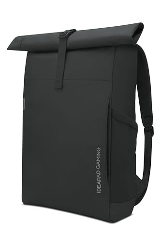 Lenovo IdeaPad Gaming Modern Backpack - Plecak dla graczy (Ultra trwały, Ultra lekki, wodoodporny) Plastik z recyklingu - czarny