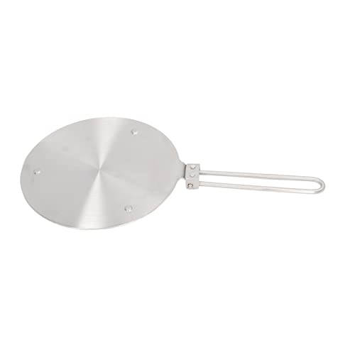 Placa Difusora de Calor de Aço Inoxidável, Aqueça Uniformemente Mais Deliciosa Placa de Cozimento Di