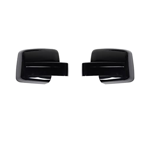 Couvertures de rétroviseur noir brillant pour Dodge Nitro 2007-2012