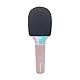 KIDYWOLF - Mikrofon Bluetooth mit Licht rosa