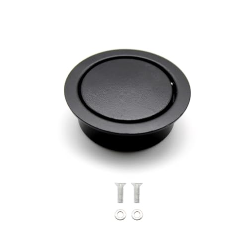 KLEHOPE Trappes Affleurantes Acier Inoxydable, Poignée de Trappe avec Kit de Montage, Traction Encastrée Peut être Utilisé dans Les Vitrines, Les Tiroirs, Les Armoires de Maquillage