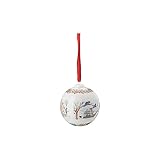 Hutschenreuther Bombka porcelanowa 2021 "Boże Narodzenie Ø 6 cm bombka bożonarodzeniowa, porcelana, wielokolorowa