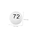Hohopeti 75pcs Plastic Lottery Balls Raffle Game Balls Numbers Easy to Find Fade-Resistant
