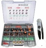 Electrical Connector Kit 175-3700 With 1U-5804 Crimp Tool for Caterpillar CAT Engine 3508B 22-12 AWG