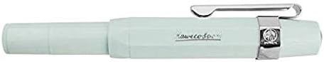 Kaweco Sport Skyline Fountain Pen Mint, Fine Nib Sport Octagonal Clip Chrome