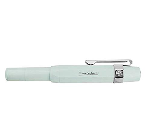 Kaweco Sport Skyline Fountain Pen Mint, Fine Nib Sport Octagonal Clip Chrome