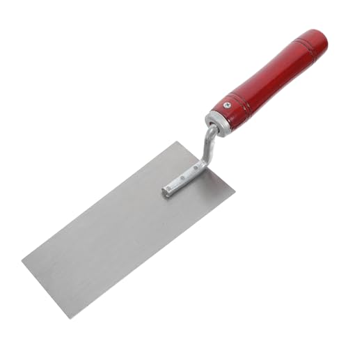 SHINEOFI Llana Profesional Para Rejuntar Herramienta Alisadora Con Mango De Madera Para Mampostería De Azulejos Y Paneles De Yeso - Llana Ergonómica De Acero Inoxidable Para Rejuntar