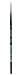 Produktbild da Vinci Nova Series Watercolor Brush, Round Synthetic, Size 10/0 (1570-10/0)