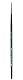 da Vinci Brushes Nova-Watercolor Brush, Size 10/0 (Case of 12), rund, 1570-10/0