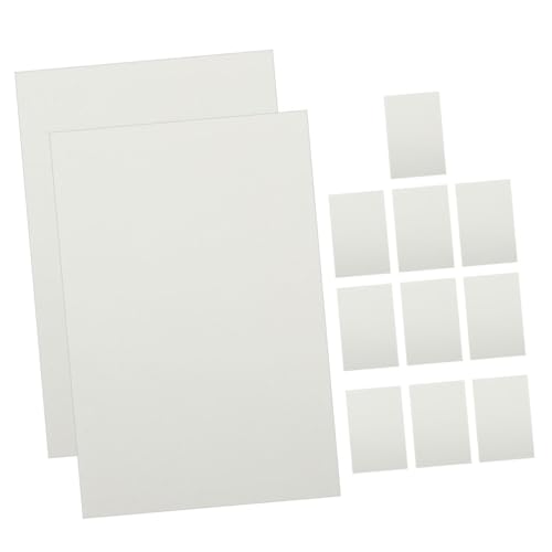 VILLFUL 12 Stück Teiliges Sublimationsset Aluminium Metallplatten Weiß...