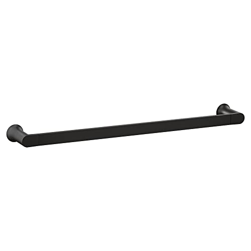 Moen BH3824BL Genta Lx Matte Black Modern 24-Inch Single Kitchen Or Bathroom Towel Bar thumb #4