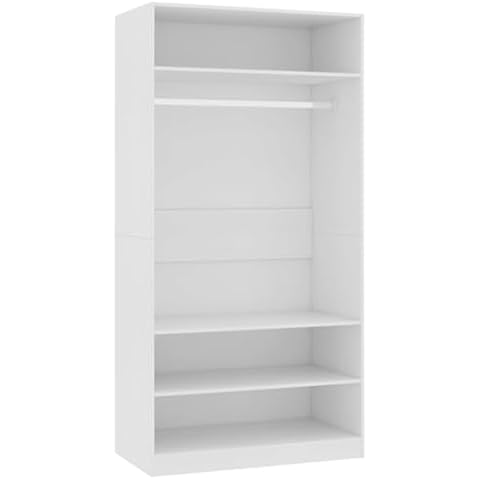 vidaXL Open Clothing Storage Wardrobe Cabinet Cover