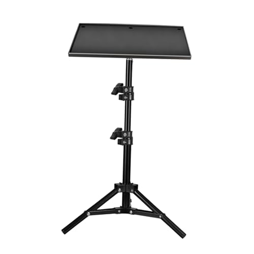 Ioensy - Soporte para bandeja de proyector, juego de soporte de plataforma de proyector, adecuado para una interfaz de 1/4 pulgadas, con trípode de 1,2 m
