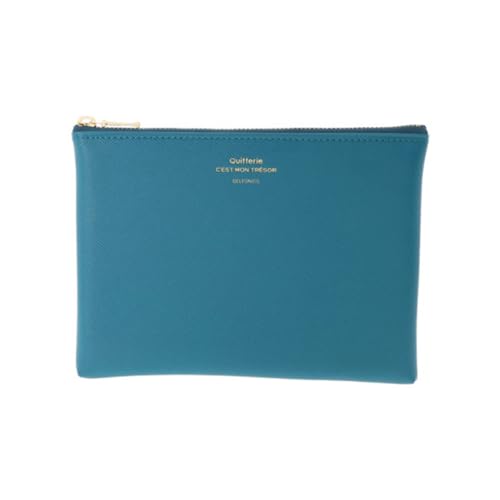 Pochette Quitterie turquoise contre le désordre, l'étui compact pour vos affaires