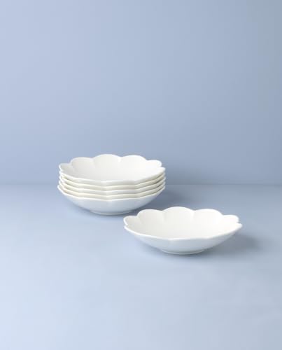 Image of Lenox Studio 1414 Scallop Pasta Bowls Set For 6