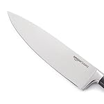 Amazon Basics Classic 8-inch Full Tang Stainless Steel Chef's Knife with Three Rivets, Silver - Image 3
