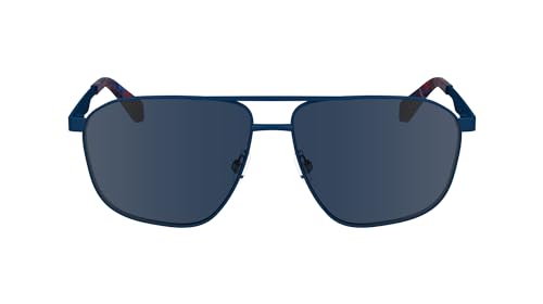 CALVIN KLEIN Jeans Men's Sunglasses CKJ24202S - Blue with Solid Blue Lens
